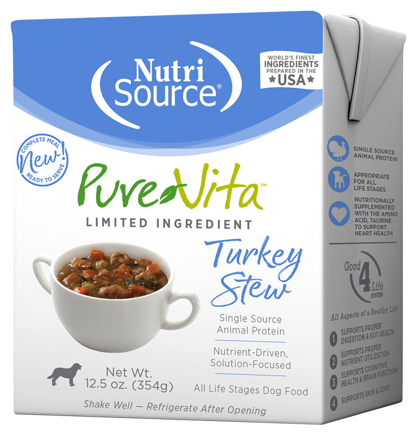 PureVita Grain Inclusive Turkey Stew Wet Dog Food