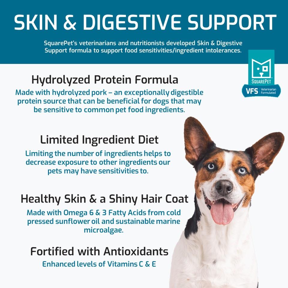 SquarePet VFS Canine Skin & Digestive Support Formula Dry Dog Food