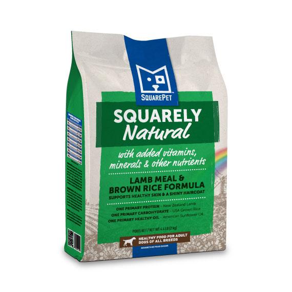 SquarePet Squarely Natural Canine Lamb Meal & Brown Rice Formula Dry Dog Food