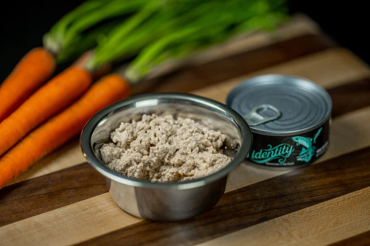 Identity 95% Sustainable Atlantic Salmon, Salmon Broth & Herring Pate Wet Cat Food