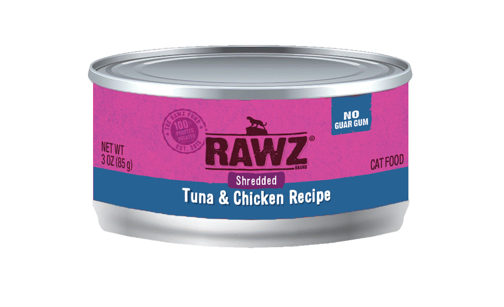 RAWZ Shredded Tuna & Chicken Canned Cat Food