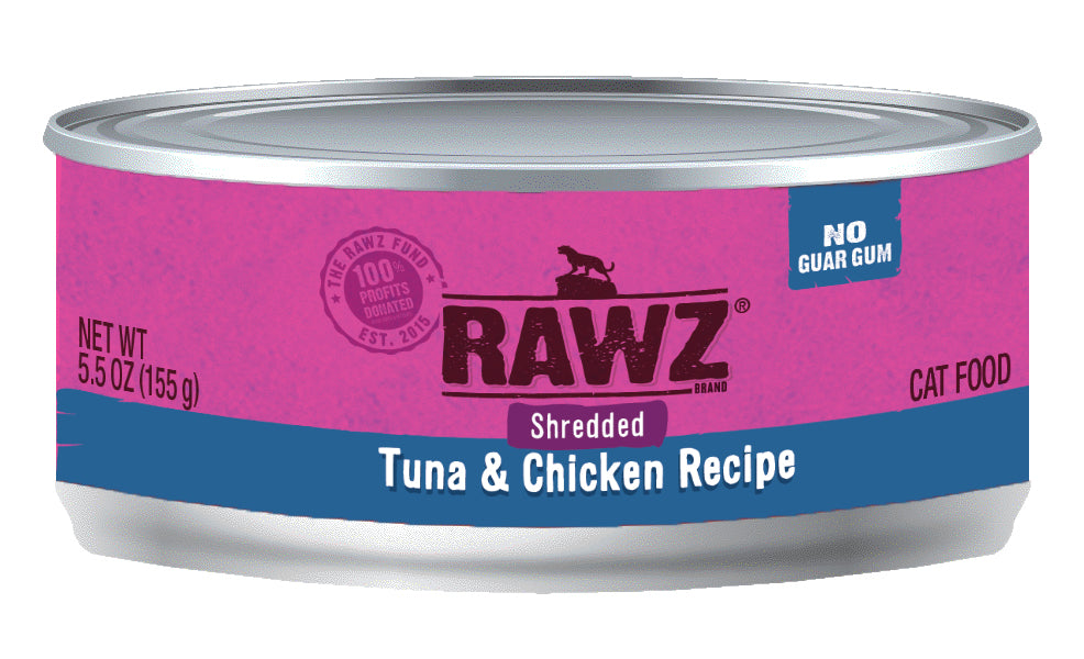 RAWZ Shredded Tuna & Chicken Canned Cat Food