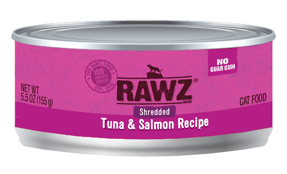 RAWZ Shredded Tuna & Salmon Canned Cat Food