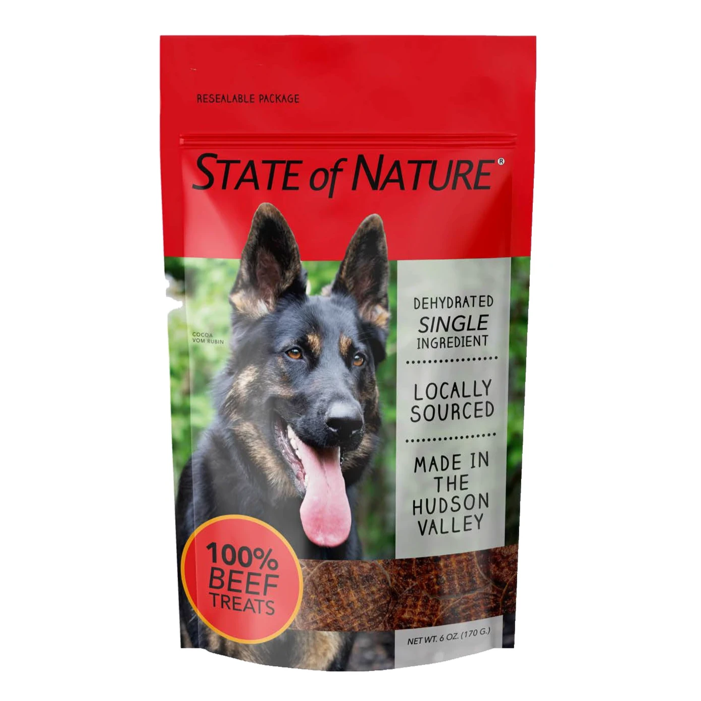 State of Nature Single Ingredient Dehydrated Beef Dog Treats