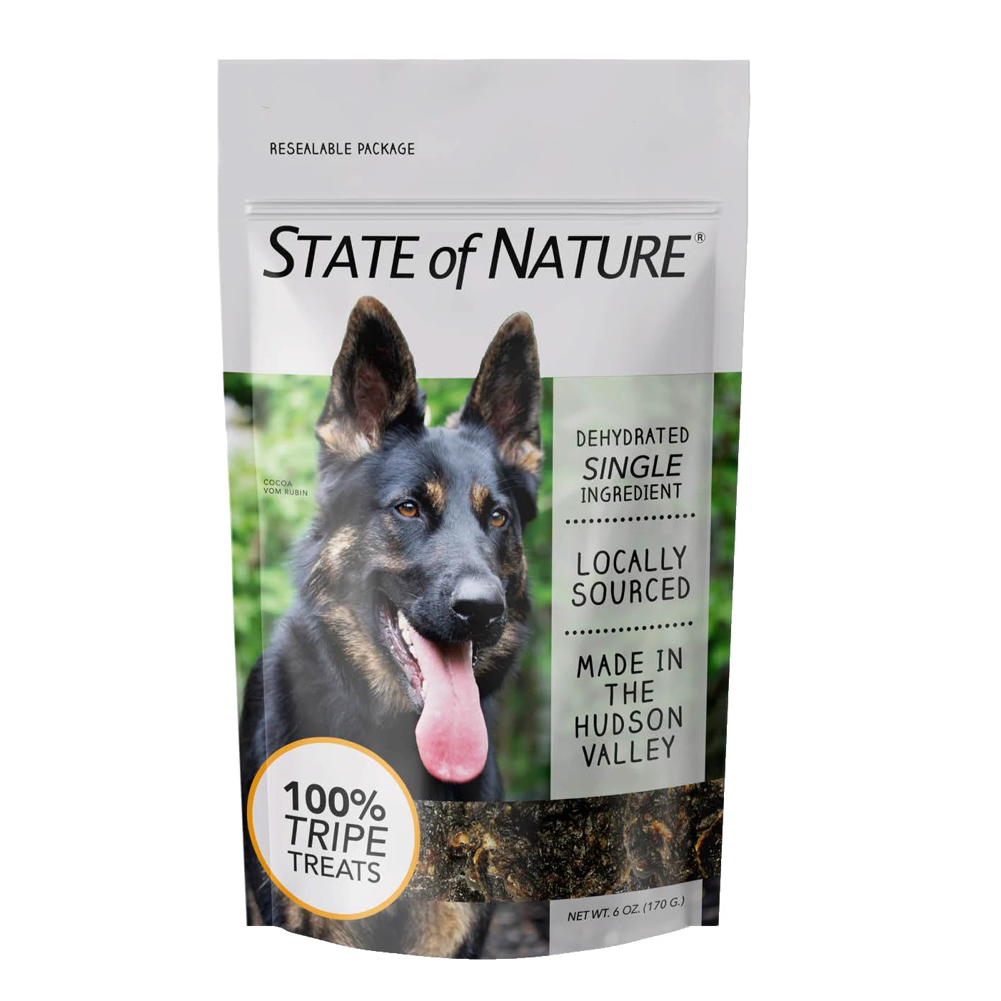 State of Nature Single Ingredient Dehydrated Tripe Dog Treats