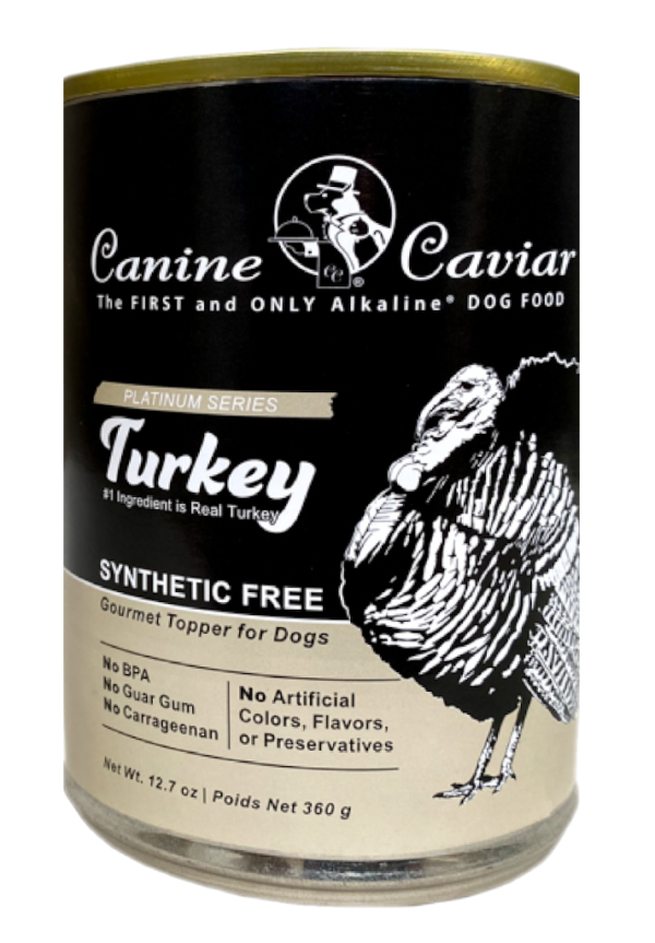 Canine Caviar Synthetic Free Gourmet Turkey Canned Food