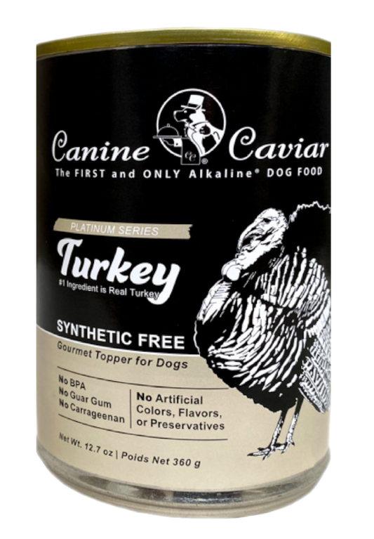 Canine Caviar Synthetic Free Gourmet Turkey Canned Food