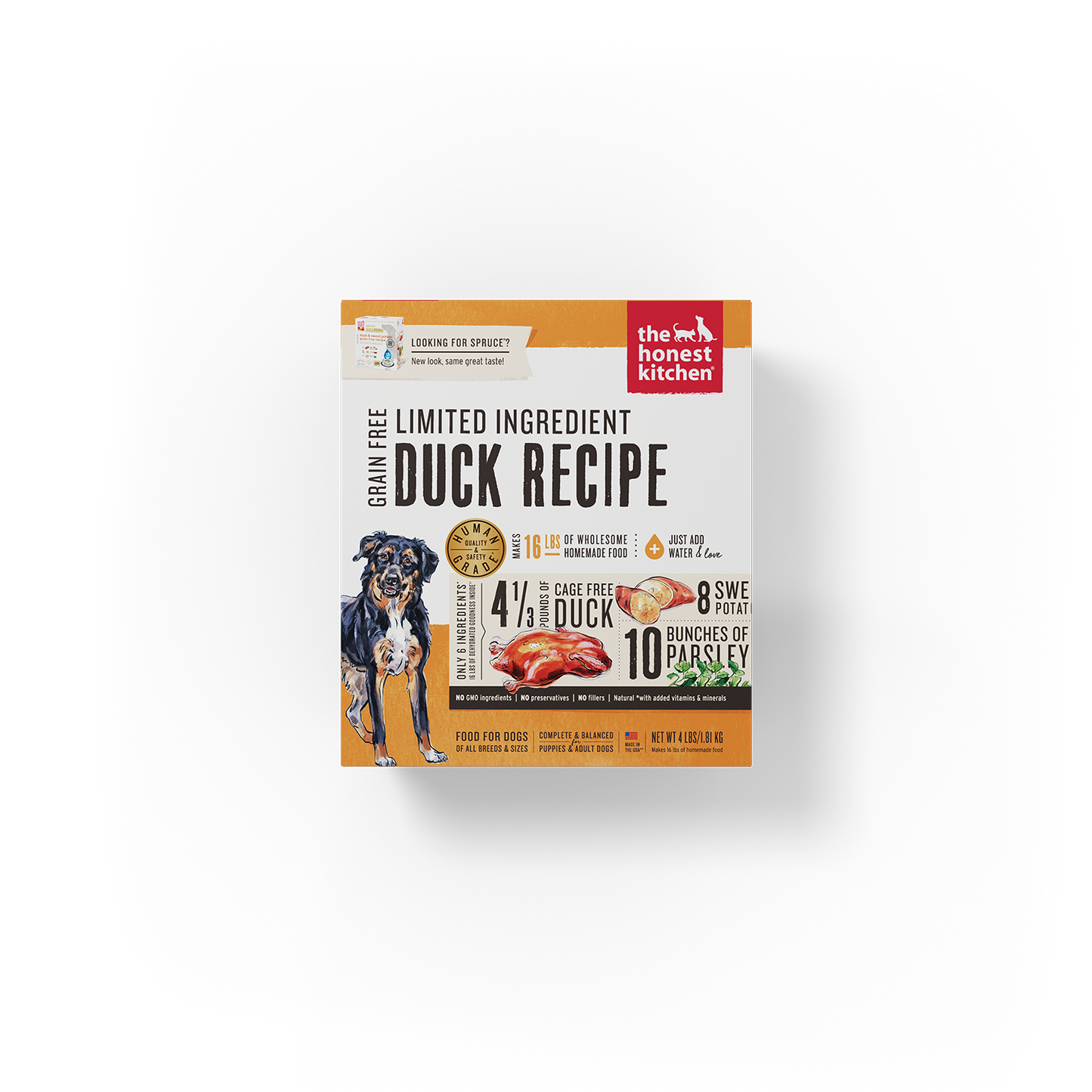 The Honest Kitchen Dehydrated Limited Ingredient Duck Dog Food