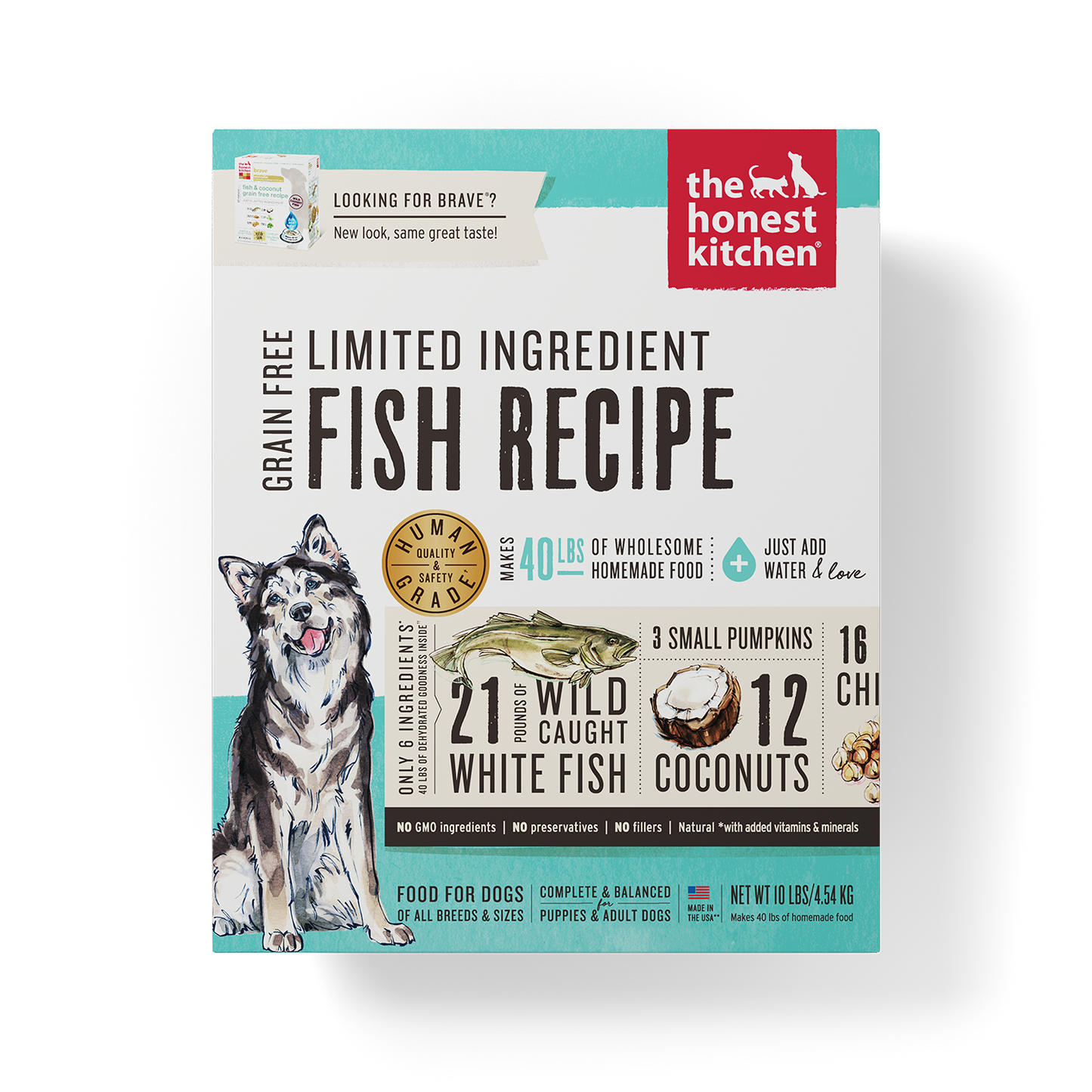 The Honest Kitchen Dehydrated Limited Ingredient Fish Dog Food