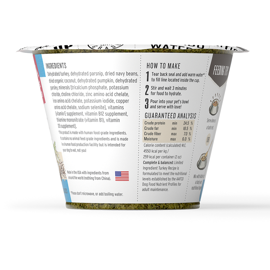 The Honest Kitchen Dehydrated Limited Ingredient Turkey Dog Food