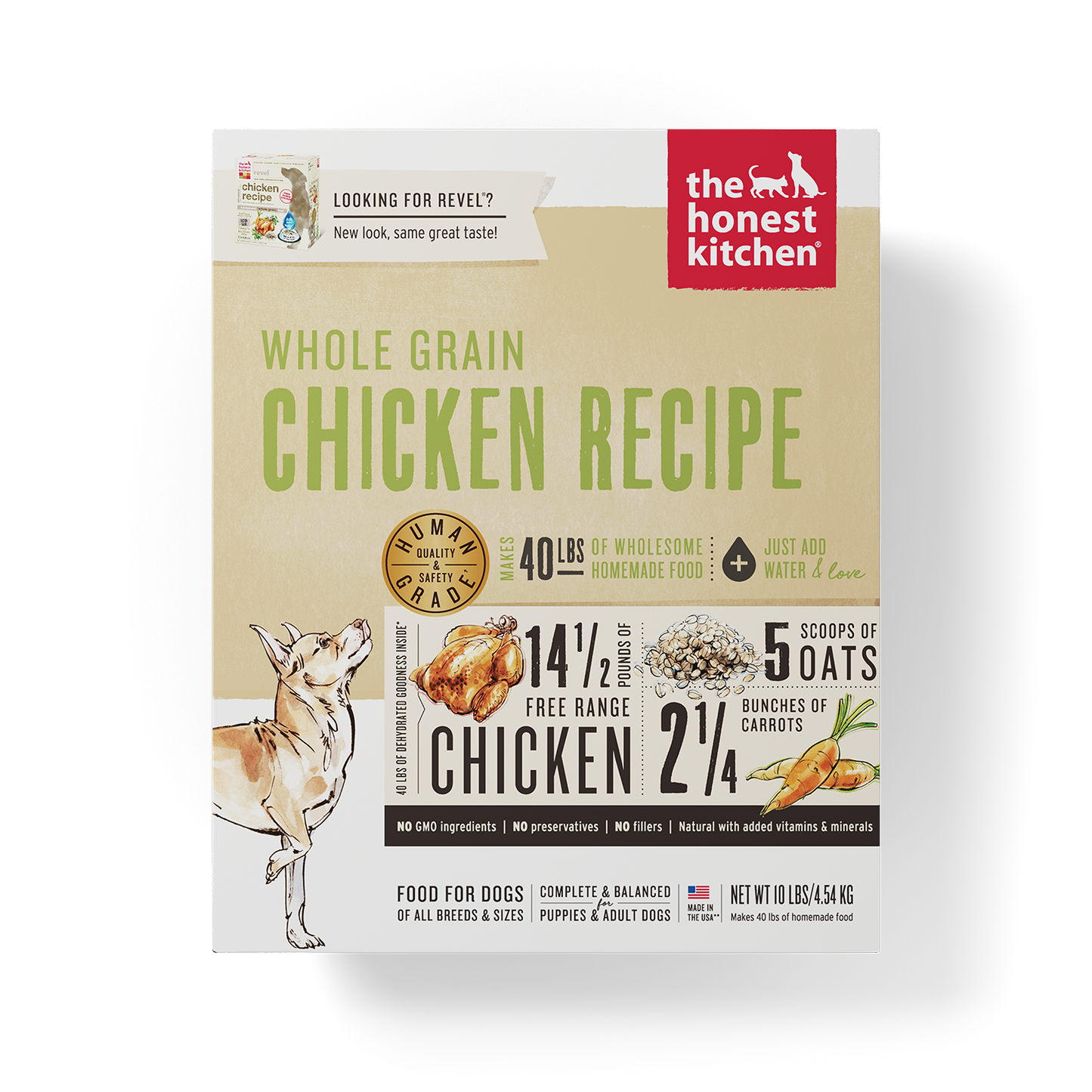The Honest Kitchen Dehydrated Whole Grain Chicken for Dogs
