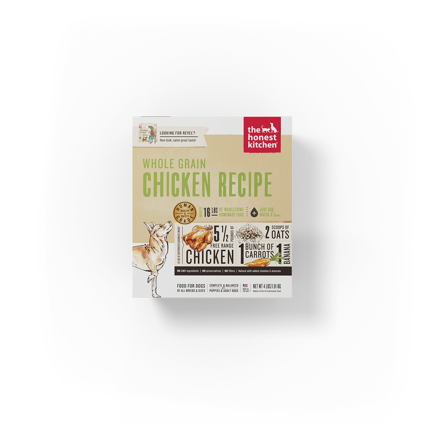 The Honest Kitchen Dehydrated Whole Grain Chicken for Dogs