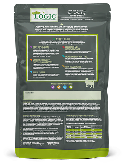 Nature's Logic Turkey Meal Feast Dry Food for Cats