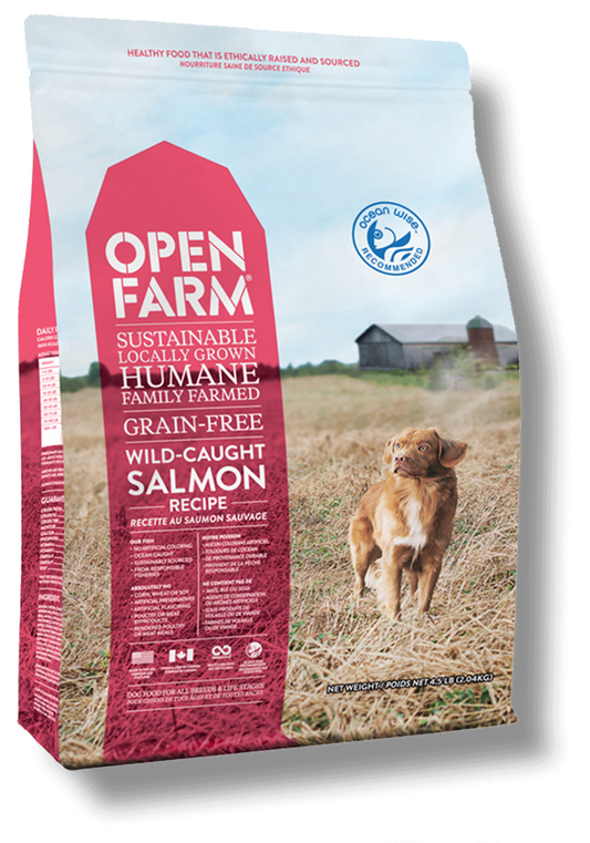 OPEN FARM Grain-Free Wild Caught Salmon Recipe for Dogs