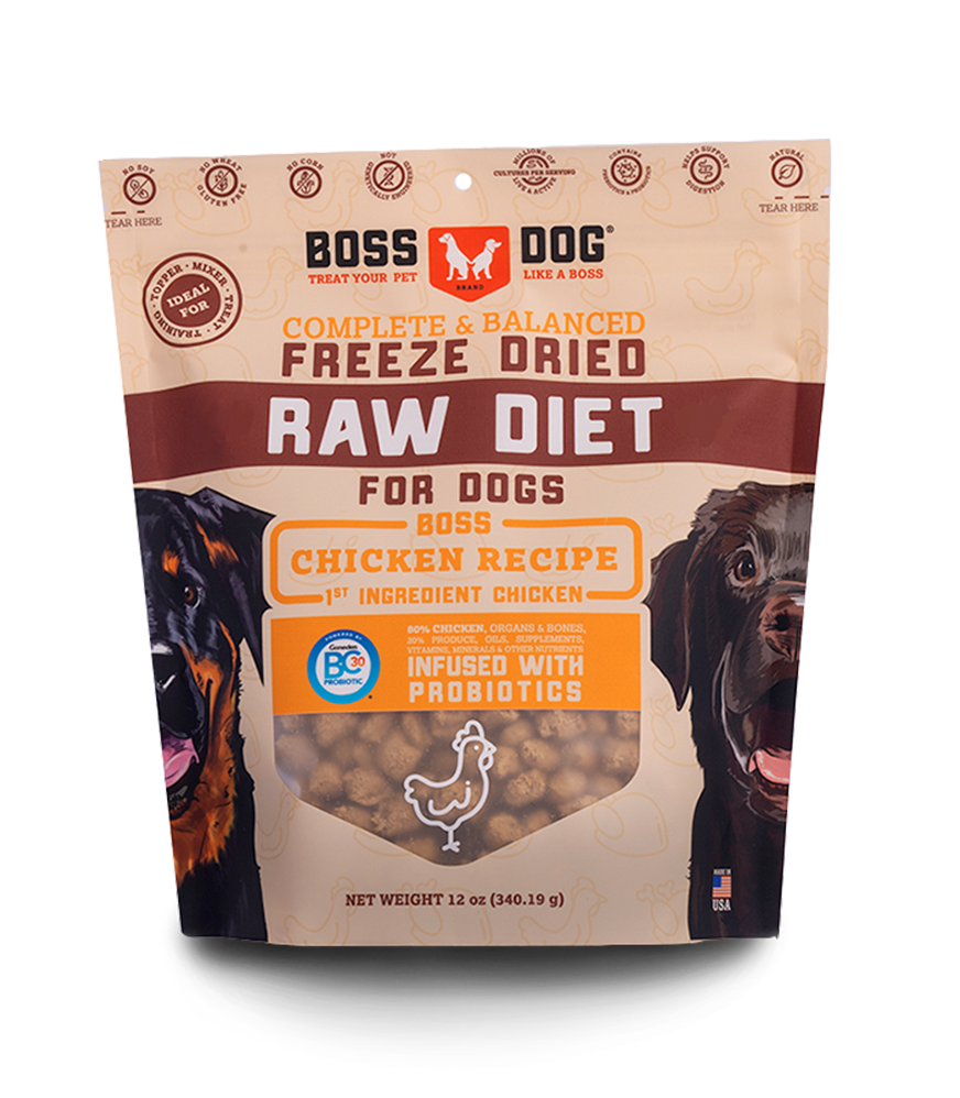 Boss Dog Freeze Dried Diet Complete Chicken Recipe