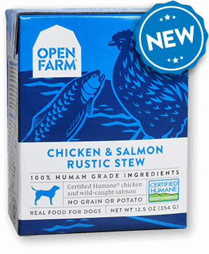 OPEN FARM Grain-Free Chicken Salmon Rustic Blend for Dogs