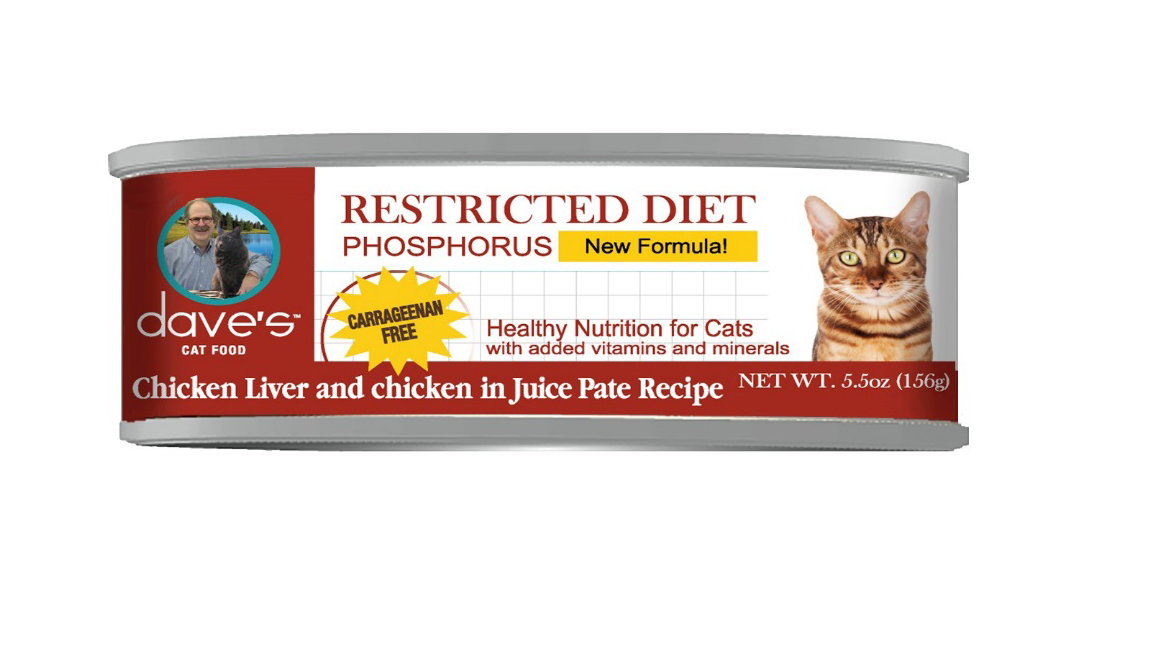 Dave's restricted diet cat food outlet