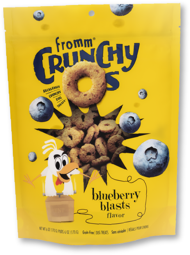 Fromm Crunchy O's Blueberry Blasts with Chicken Dog Treats