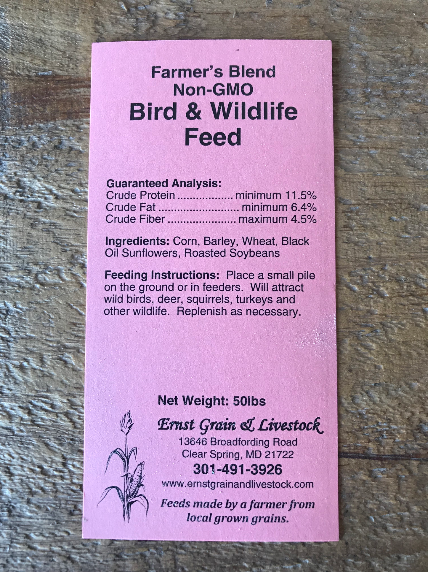 Ernst Grain Bird & Wildlife Feed, Non-GMO