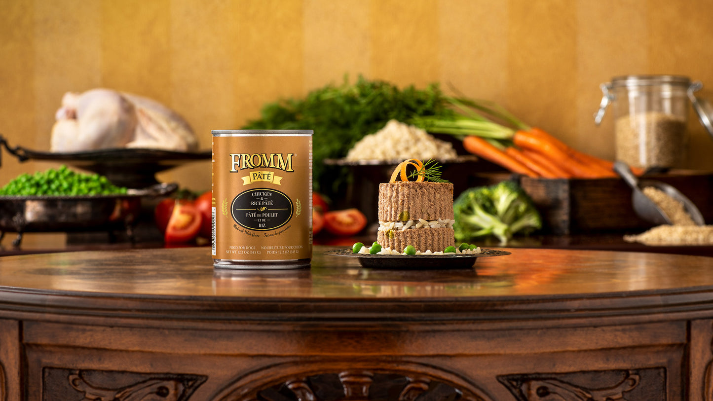 Fromm Chicken & Rice Pate Canned Dog Food