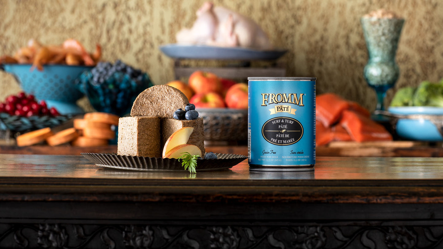 Fromm Grain Free Surf & Turf Pate Canned Dog Food