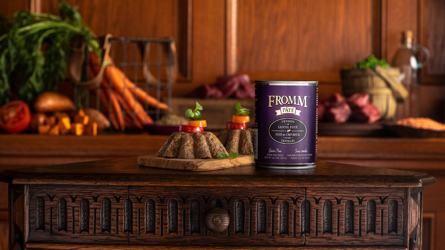 Fromm Grain Free Venison & Lentil Pate Canned Dog Food