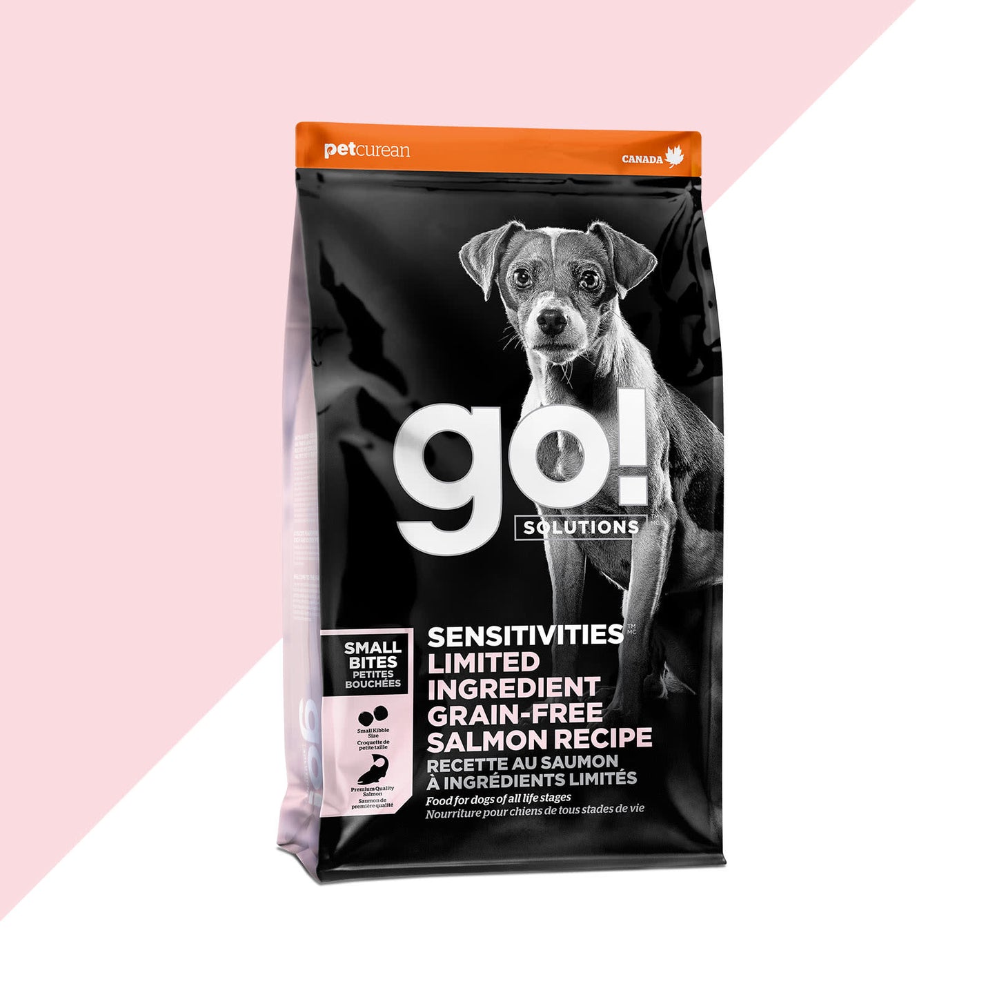 Go! Sensitivities Small Bites Limited Ingredient Grain Free Salmon Recipe for Dogs