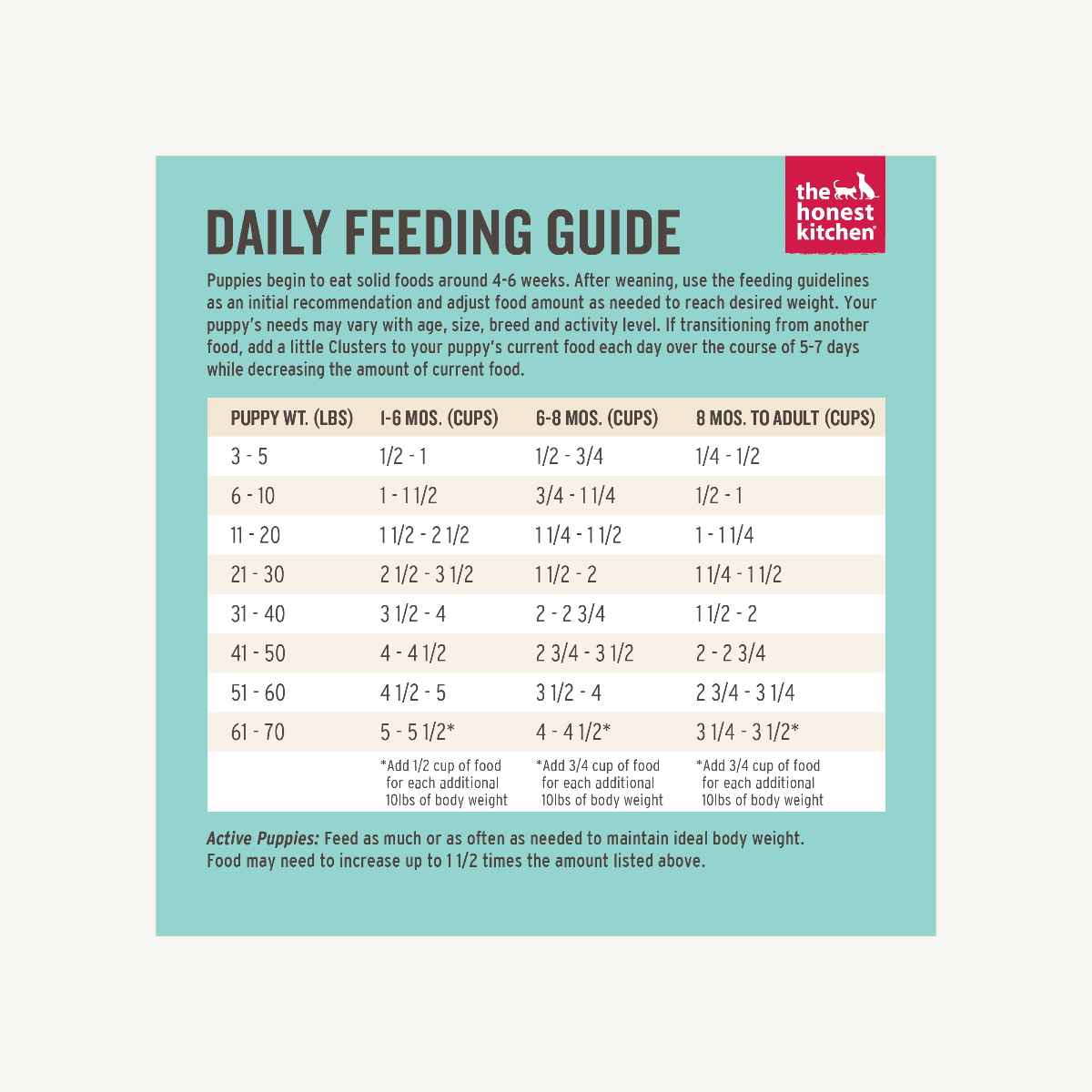 The Honest Kitchen Puppy Grain-Free Chicken Recipe Whole Food Clusters