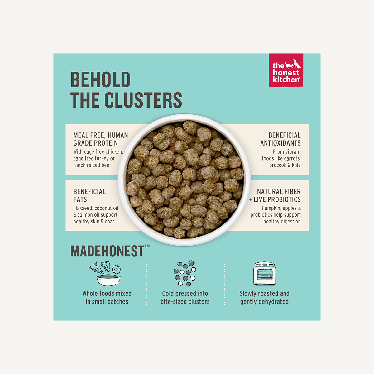 The Honest Kitchen Puppy Grain-Free Chicken Recipe Whole Food Clusters