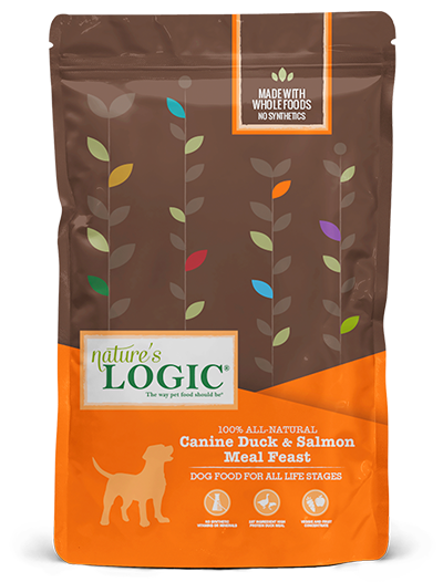 Nature's Logic Duck and Salmon Meal Feast Dry Food for Dogs