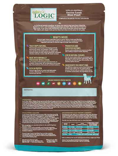 Nature's Logic Lamb Meal Feast Dry Food for Dogs