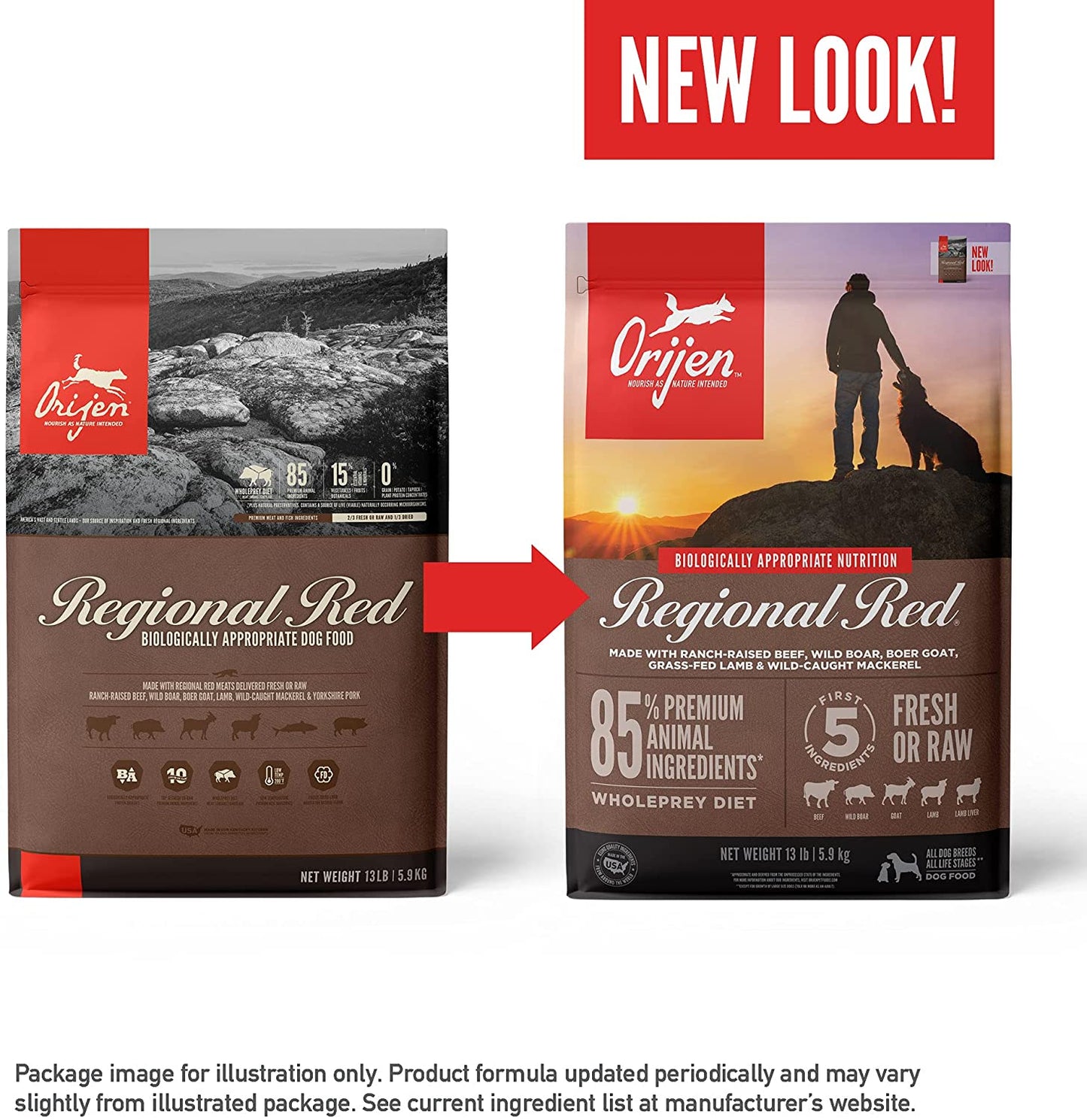 ORIJEN Regional Red Dog Dry Formula