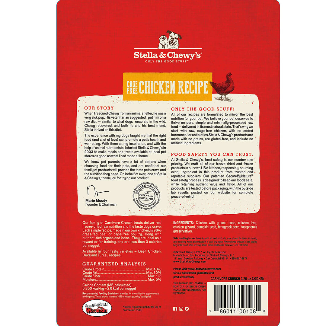 Stella & Chewy's Carnivore Crunch Chicken for Dogs