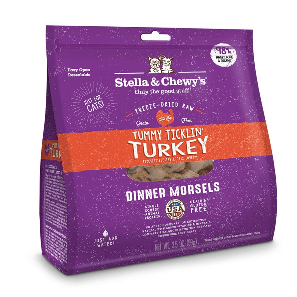 Stella & Chewy's Freeze-Dried Tummy Ticklin' Turkey Cat Dinner