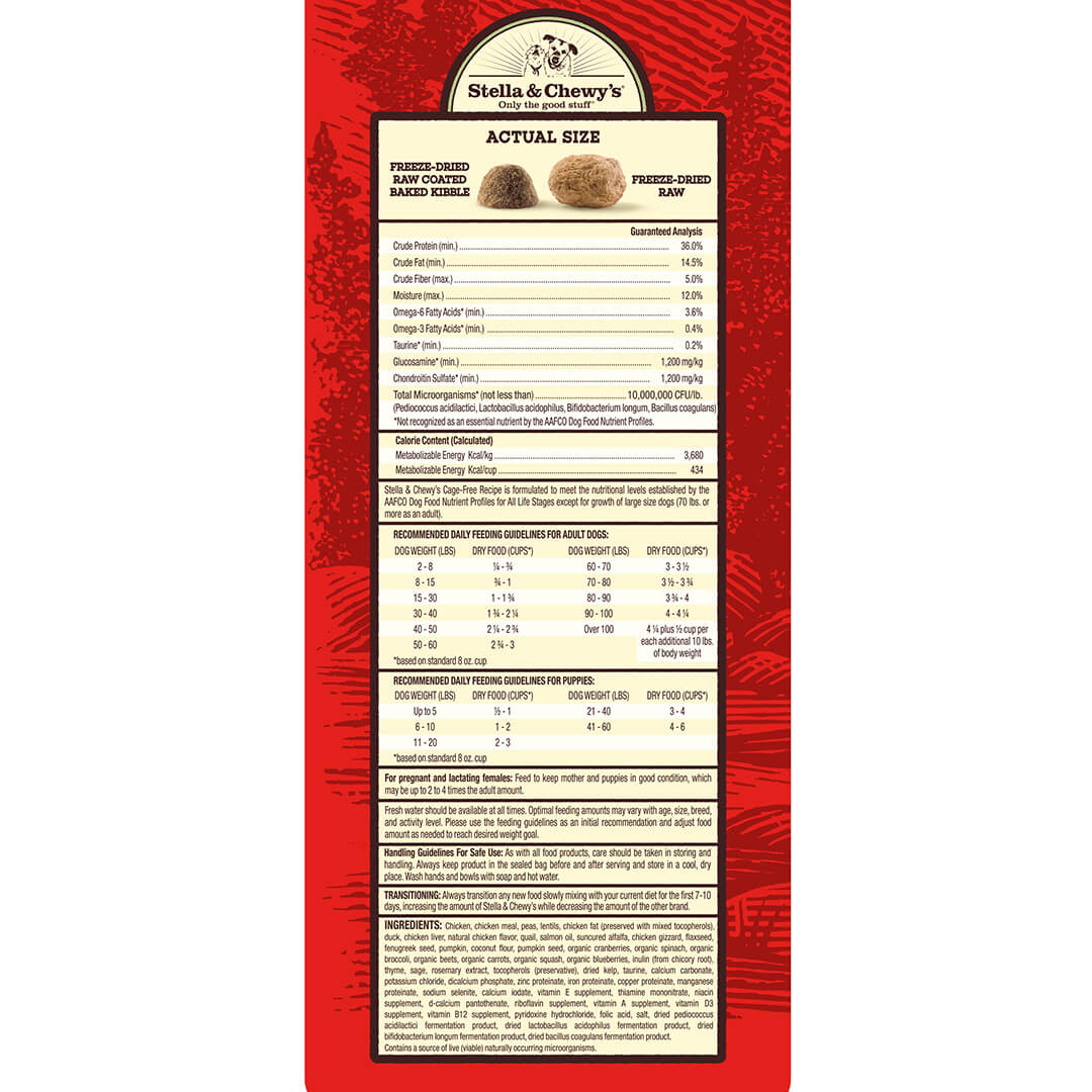 Stella & Chewy's Raw Blend Cage Free Recipe Dry Dog Food