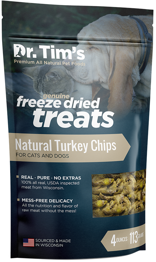 Dr. Tim's Natural Turkey Chips for Cats & Dogs