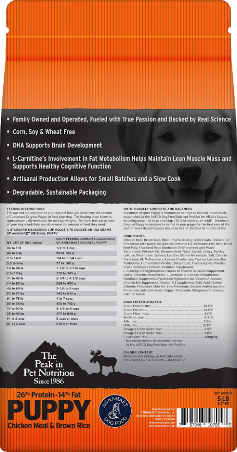 Annamaet Original Puppy Dry Dog Food