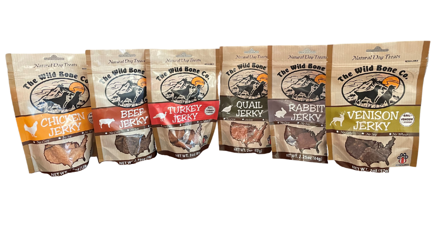 The Wild Bone Co. Natural Beef Jerky for Dogs