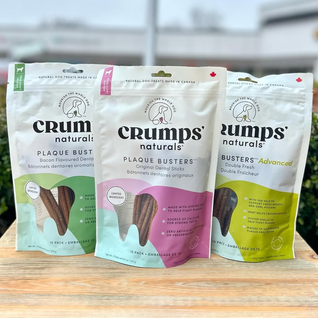 Product Spotlight: Crumps Natural Plaque Busters Advanced Whole Mouth Dental Sticks