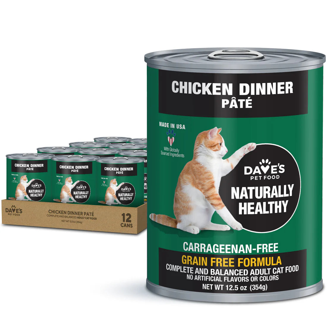 Dave's Pet Food Naturally Healthy Chicken Loaf Formula for Cats