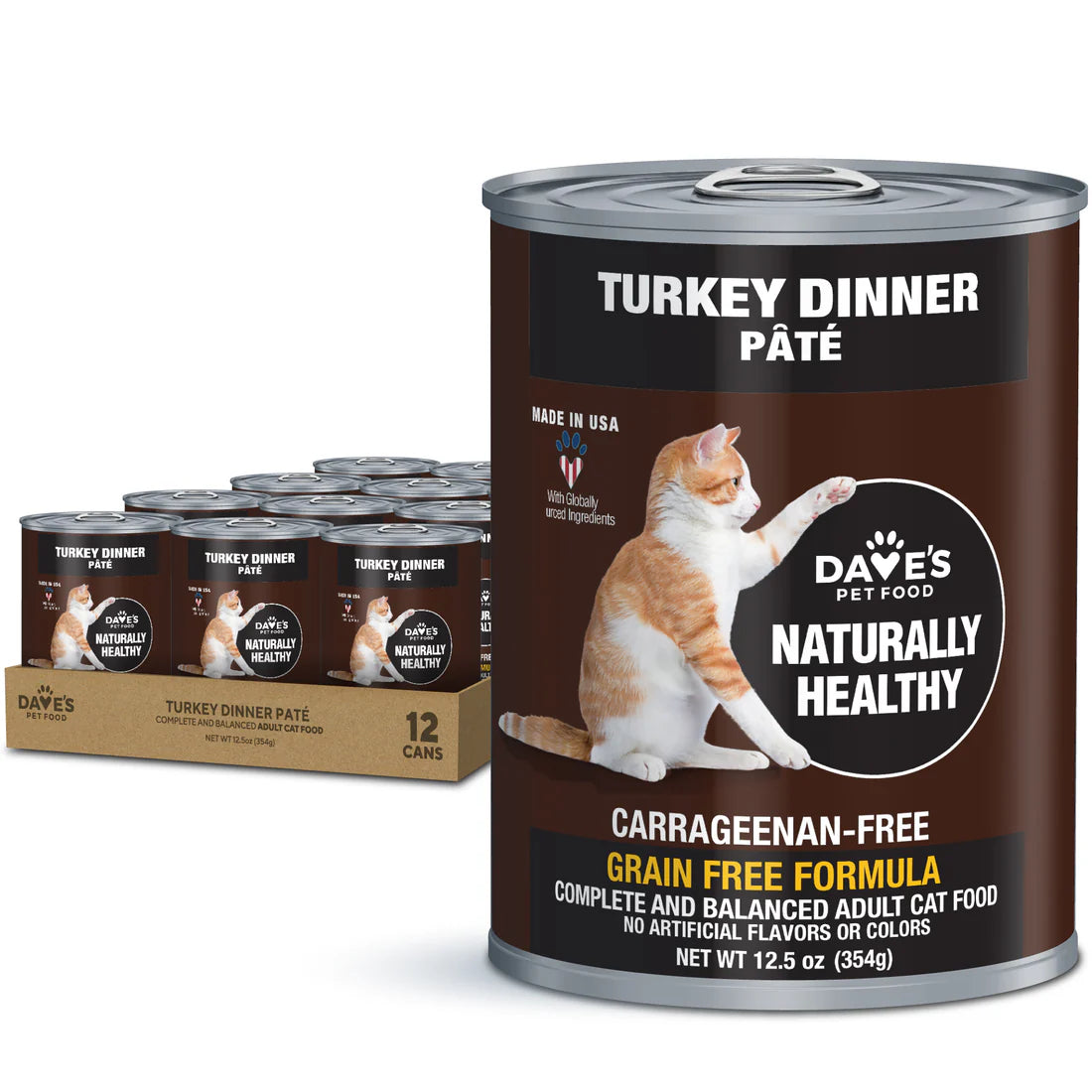 Dave’s Naturally Healthy Canned Cat Food Turkey Recipe