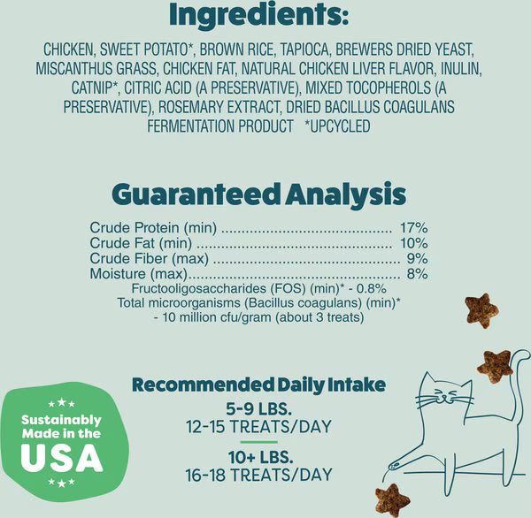 Shameless Pets Catnip N Chill Crunchy Cat Treats