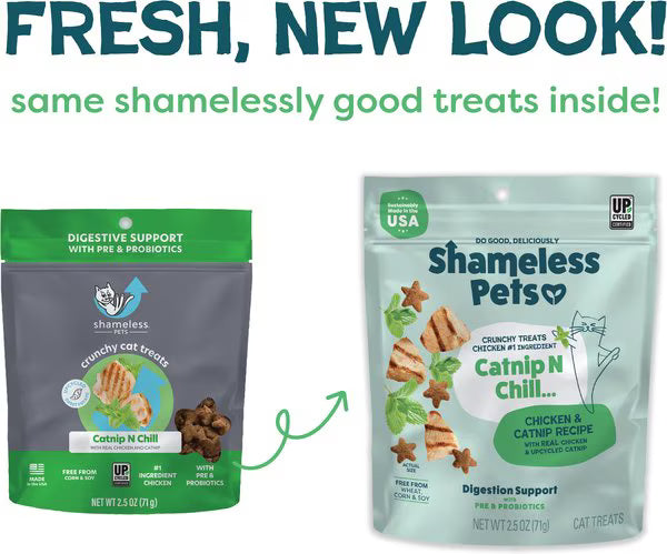 Shameless Pets Catnip N Chill Crunchy Cat Treats