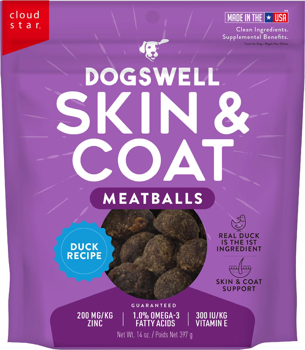 Dogswell Skin & Coat Duck Recipe Meatballs