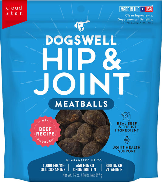 Dogswell Hip & Joint Beef Recipe Meatballs