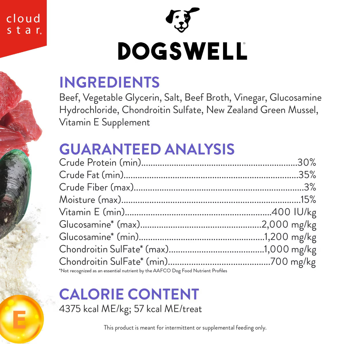 Dogswell Hip & Joint Jerky Grain Free Beef