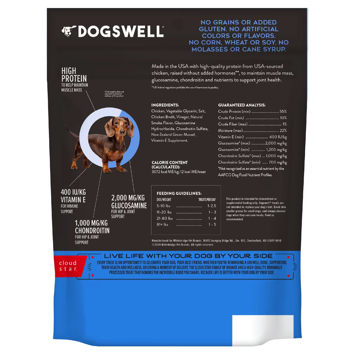 Dogswell Hip & Joint Mini Jerky Grain Free Chicken