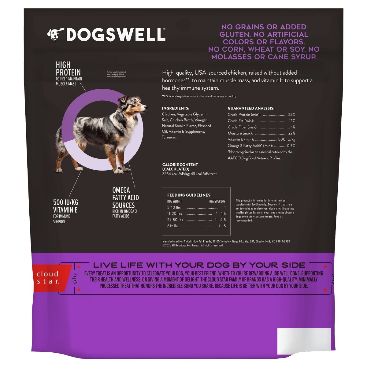 Dogswell Immunity & Defense Jerky Grain Free Chicken
