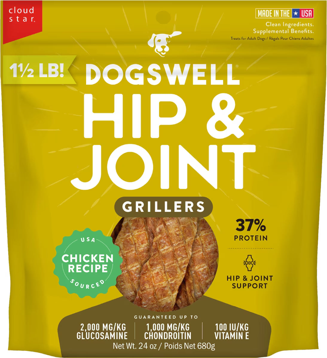 Dogswell Hip & Joint Grillers Grain Free Chicken