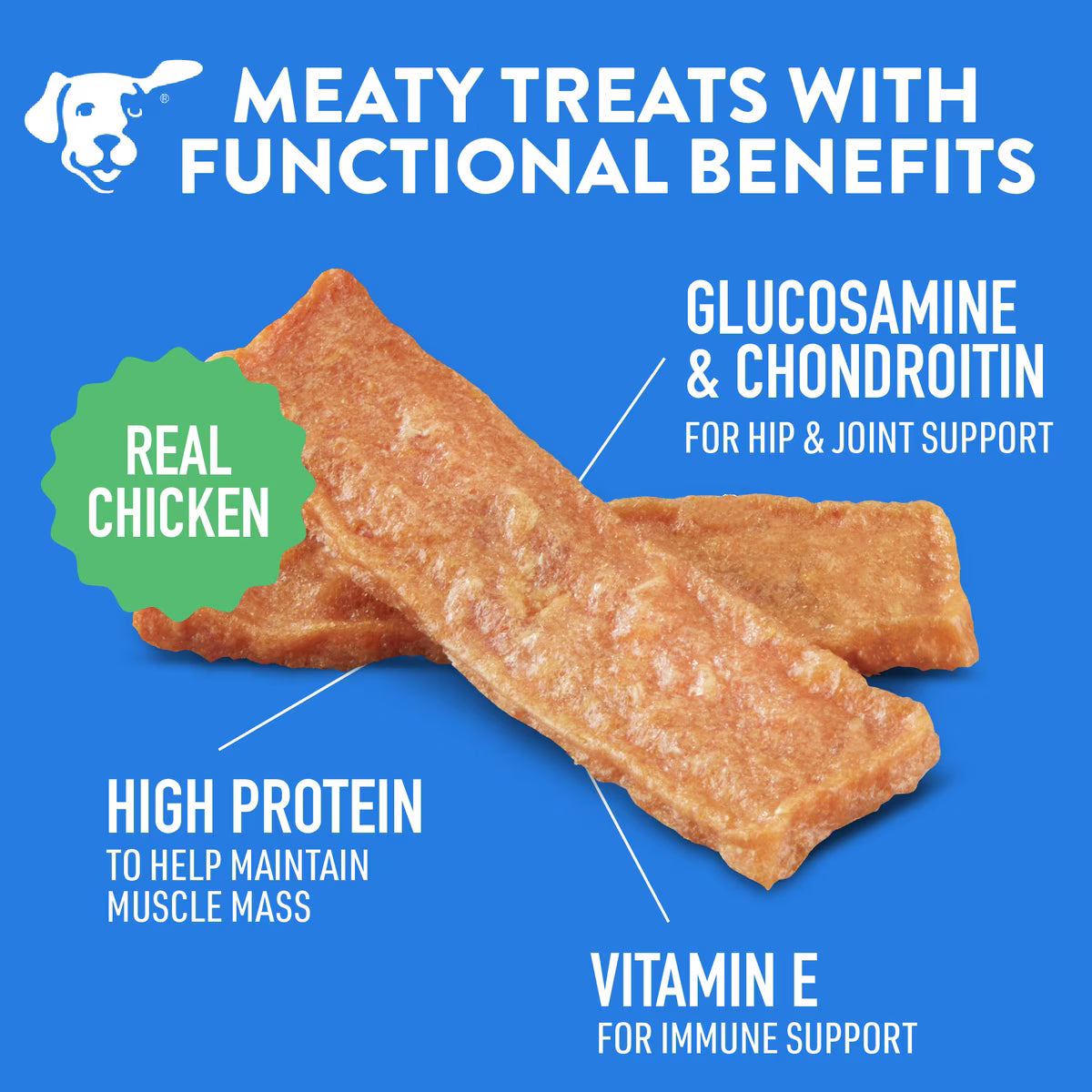 Dogswell Hip & Joint Jerky Grain Free Chicken